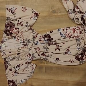 Floral BoHo Maternity Dress